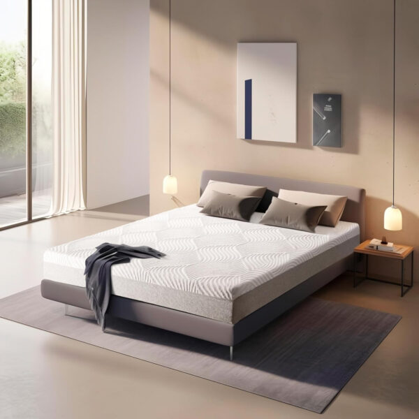 68885897487f4a03359de80a7d5f6f8f9790283bd3901b10f8714.jpg 8 Inch Twin Memory Foam Mattress for Cool Sleep Medium Firm Feel Zoned Pressure Relief Certified Safe Foams Fiberglass Free Bed in A Box