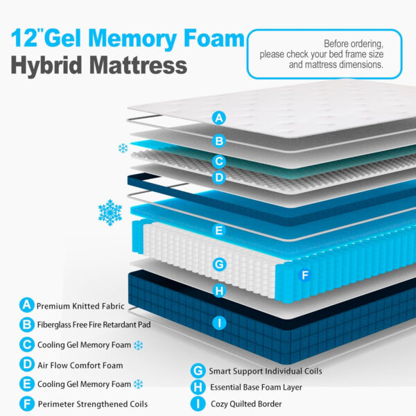 688858a295921750400ea026656f067797e51d8555c71988cd5b7.jpg 8 Inch Twin Memory Foam Mattress for Cool Sleep Medium Firm Feel Zoned Pressure Relief Certified Safe Foams Fiberglass Free Bed in A Box