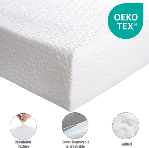 688858bc37da62bf65bf03bd060cddab8b0d3ba84e238ed991425.jpg 8 Inch Twin Memory Foam Mattress for Cool Sleep Medium Firm Feel Zoned Pressure Relief Certified Safe Foams Fiberglass Free Bed in A Box