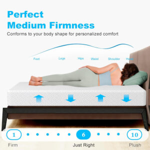688858bf49f61d9cf8539c2670cb87d1d57ae7d63b98e2351224e.jpg 8 Inch Twin Memory Foam Mattress for Cool Sleep Medium Firm Feel Zoned Pressure Relief Certified Safe Foams Fiberglass Free Bed in A Box