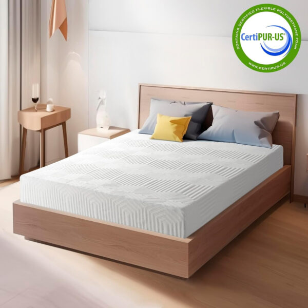688858ccd0435c97a483f5899ef42500e7bd7275953b3f0b18892.jpg 8 Inch Twin Memory Foam Mattress for Cool Sleep Medium Firm Feel Zoned Pressure Relief Certified Safe Foams Fiberglass Free Bed in A Box