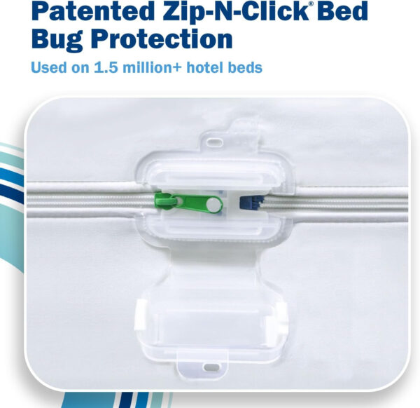 CleanRest Presto! Zip-Off Top Mattress Encasement – Hypoallergenic, Waterproof, Bed Bug Proof Protector – Twin XL