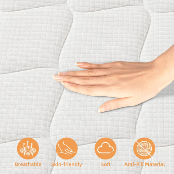 Full Mattress, 12 Inch Memory Foam Hybrid Mattress in a Box, Medium Firm and Individually Pocket Springs - Pressure Relief, CertiPUR-US Certified, Motion Isolation