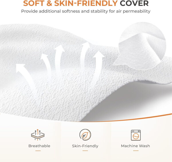688859dec67b4777e82817e1bca10572fc946062a794f79cf81f1.jpg Sweetnight Tri Folding Mattress - 4-inch Single Size Foldable Mattress with a Collapsible and Washable Cover | Medium-Firm with Non-Slip Design | Suitable for RV Travel, Camping, Guest