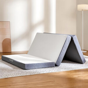 688859e573a1d0d2c557bb995973219b0d0d6be0cd759a6c67549.jpg Sweetnight Tri Folding Mattress - 4-inch Single Size Foldable Mattress with a Collapsible and Washable Cover | Medium-Firm with Non-Slip Design | Suitable for RV Travel, Camping, Guest