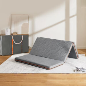 688859f734c335fd9a2859e053d76e5596d645bb478daeeaac5bb.jpg Sweetnight Tri Folding Mattress - 4-inch Single Size Foldable Mattress with a Collapsible and Washable Cover | Medium-Firm with Non-Slip Design | Suitable for RV Travel, Camping, Guest