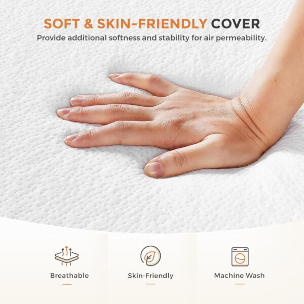 68885a260cb431227a342b46bfe74c1275bcd486a40a5844cc906.jpg Sweetnight Tri Folding Mattress - 4-inch Single Size Foldable Mattress with a Collapsible and Washable Cover | Medium-Firm with Non-Slip Design | Suitable for RV Travel, Camping, Guest
