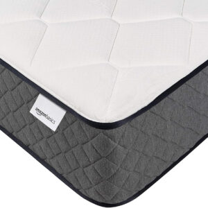 68885acf398a56545a9623452816ce259fd0ef16bd0a2808bb7a6.jpg Amazon Basics Memory Foam Mattress, Twin Size Mattress, Hybrid, 10-Inch, Medium Feel, Motion Isolation Springs, White/Gray