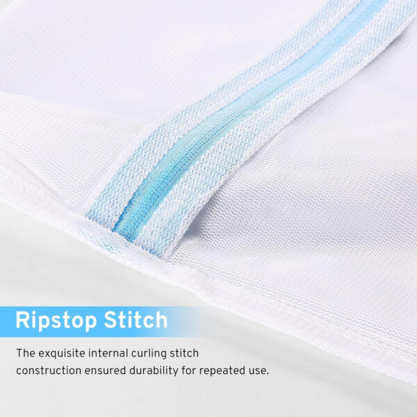 Ultimate 7 Pack 6 Size Mesh Laundry Bags Set for Delicates with AUTO-Lock Zipper, Lingerie Bags for Washing Delicates, Laundry Bags Mesh Wash Bags, Delicates Laundry Bag for Jeans,Blouse,Stocking,Bra