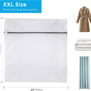 Ultimate 7 Pack 6 Size Mesh Laundry Bags Set for Delicates with AUTO-Lock Zipper, Lingerie Bags for Washing Delicates, Laundry Bags Mesh Wash Bags, Delicates Laundry Bag for Jeans,Blouse,Stocking,Bra