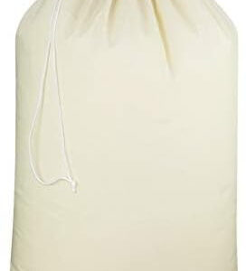 COTTON CRAFT Extra Large Laundry Bags -4 Pack Heavy Duty Durable Cotton Canvas Drawstring Closure Washable Laundry Bag - Back to School Travel College Dorm Basket Liner Clothes Organizer - XL 28 x 36