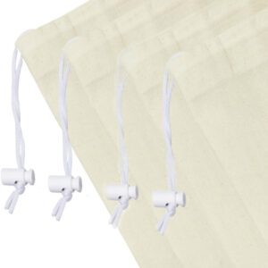 COTTON CRAFT Extra Large Laundry Bags -4 Pack Heavy Duty Durable Cotton Canvas Drawstring Closure Washable Laundry Bag - Back to School Travel College Dorm Basket Liner Clothes Organizer - XL 28 x 36