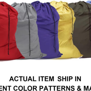 Extra Large Laundry Bag 6 Pack, Varied Colors, Travel Laundry Bags with Drawstring Closure, 30"x40", for college, dorm and apartment dwellers (6PCS)