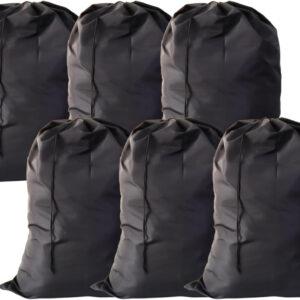 Extra Large Laundry Bag 6 Pack, Varied Colors, Travel Laundry Bags with Drawstring Closure, 30"x40", for college, dorm and apartment dwellers (6PCS)