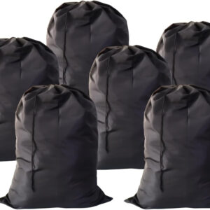 Extra Large Laundry Bag 6 Pack, Varied Colors, Travel Laundry Bags with Drawstring Closure, 30"x40", for college, dorm and apartment dwellers (6PCS)
