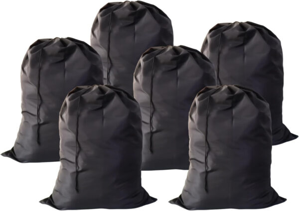 Extra Large Laundry Bag 6 Pack, Varied Colors, Travel Laundry Bags with Drawstring Closure, 30"x40", for college, dorm and apartment dwellers (6PCS)