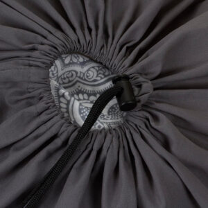 Household Essentials 140-1 Extra Large Natural Cotton Laundry Bag | Heavy Duty Hamper Liner | Grey