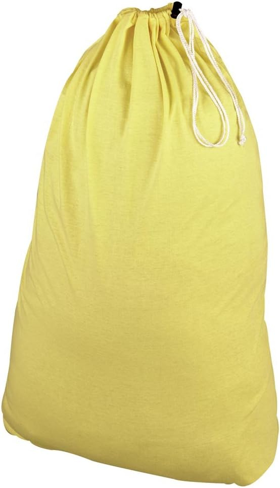 Household Essentials 140-1 Extra Large Natural Cotton Laundry Bag | Heavy Duty Hamper Liner | Grey