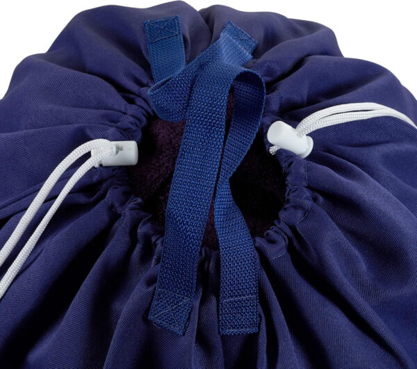 Household Essentials 140-1 Extra Large Natural Cotton Laundry Bag | Heavy Duty Hamper Liner | Grey