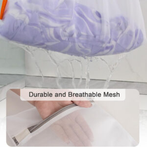 688860ce22d65b9852b9e44e91e075b0fcae99024b02c8eb54a06.jpg Polecasa Premium Soft Fine Mesh Laundry Bags with Sturdy Zipper for Delicates - 3 Pack Durable Laundry Room Essentials for College, Dorm, Travel- 1 Large, 1 Medium, 1 Small