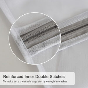 688860d1bf842bef87779b249751c8f7eaaf08945d6001fd329c4.jpg Polecasa Premium Soft Fine Mesh Laundry Bags with Sturdy Zipper for Delicates - 3 Pack Durable Laundry Room Essentials for College, Dorm, Travel- 1 Large, 1 Medium, 1 Small