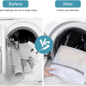 688860ded4c605007672638536911ee8e4a340545b2162d9fb7cb.jpg Polecasa Premium Soft Fine Mesh Laundry Bags with Sturdy Zipper for Delicates - 3 Pack Durable Laundry Room Essentials for College, Dorm, Travel- 1 Large, 1 Medium, 1 Small