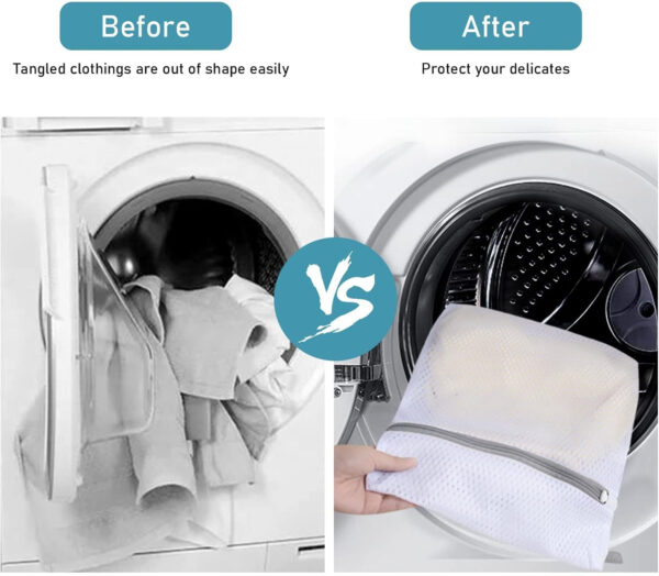 688860ded4c605007672638536911ee8e4a340545b2162d9fb7cb.jpg Polecasa Premium Soft Fine Mesh Laundry Bags with Sturdy Zipper for Delicates - 3 Pack Durable Laundry Room Essentials for College, Dorm, Travel- 1 Large, 1 Medium, 1 Small