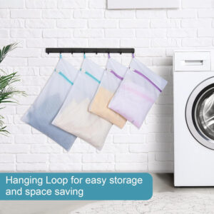 688860f5a755cbe28014c03690a4b1de7f97111983b0dea134415.jpg Polecasa Premium Soft Fine Mesh Laundry Bags with Sturdy Zipper for Delicates - 3 Pack Durable Laundry Room Essentials for College, Dorm, Travel- 1 Large, 1 Medium, 1 Small