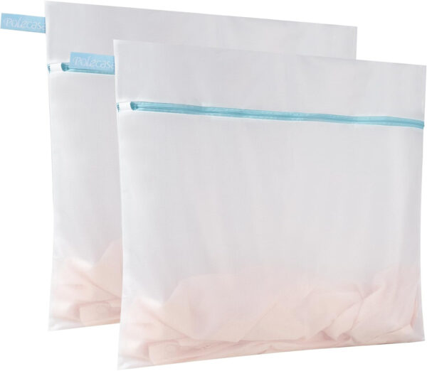688860fad50dcdff331a21ff897b97f0b0309c27eebcea1e66aa8.jpg Polecasa Premium Soft Fine Mesh Laundry Bags with Sturdy Zipper for Delicates - 3 Pack Durable Laundry Room Essentials for College, Dorm, Travel- 1 Large, 1 Medium, 1 Small