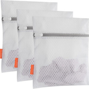 68886104bb3bf28a07fa8006143094af11d71a559bbf9951a8266.jpg Polecasa Premium Soft Fine Mesh Laundry Bags with Sturdy Zipper for Delicates - 3 Pack Durable Laundry Room Essentials for College, Dorm, Travel- 1 Large, 1 Medium, 1 Small