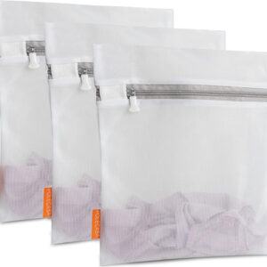 68886106892c2dc419756c04c7ebfe4e097a5858e901cb8f03fba.jpg Polecasa Premium Soft Fine Mesh Laundry Bags with Sturdy Zipper for Delicates - 3 Pack Durable Laundry Room Essentials for College, Dorm, Travel- 1 Large, 1 Medium, 1 Small