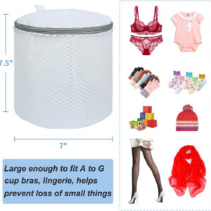 Vivifying Shoe Washing Machine Bag, 2 Pack Honeycomb Mesh Laundry Bag with Zipper for Sneakers, Running Shoes, Sock, Bras, Delicates and Toys