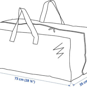 Ikea Frakta Storage Bag - Blue (2 PACK)