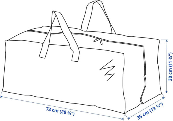 Ikea Frakta Storage Bag - Blue (2 PACK)