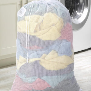 688861a8cce9fa3c1b1e2d1375e198aaa6c20bd95d10bf449fe12.jpg Whitmor Mesh Laundry Bag w/ID Tag White
