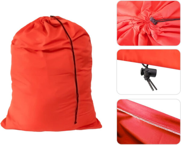 688861ce9a2f135cdb665fb8a4f4ce700124af36568e26f9a9623.jpg Extra Large Nylon Laundry Bag Travel Laundry Bags with Drawstring Closure Fit a Laundry Basket or Hamper for college dorm and apartment dwellers Machine Washable 30"x40" (Mixed Color 12 Pack)