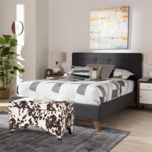 688866f06e4614aa5f065d6d9235b3422a7604d8cc93ded2a5d6a.jpg Adeco 29.8 inch Fabric Storage Ottoman Bench Footstool,Nailhead Trim Upholstered Entryway Storage Benches,Rectangular End of Bed Bench with Wooden Legs for Bedroom Living Room (Brown)