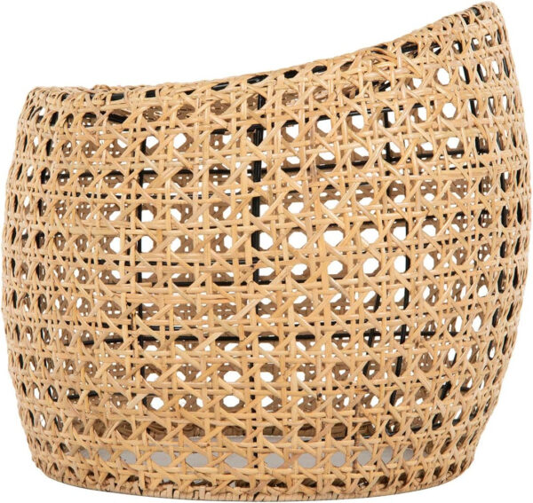 KOUBOO Jao Rattan Cane, Natural Color Stool, Brown