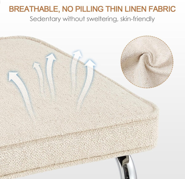 Zesthouse Natural Rattan Bar Stools Set of 2, Modern Counter Height Stools with Solid Wood Back, 26'' Counter Height Chairs, Mid Century Cantilevered Bar Chairs for Kitchen Island, Faux Leather Brown