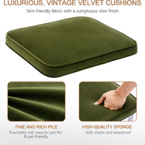 Zesthouse Natural Rattan Bar Stools Set of 2, Modern Counter Height Stools with Solid Wood Back, 26'' Counter Height Chairs, Mid Century Cantilevered Bar Chairs for Kitchen Island, Faux Leather Brown