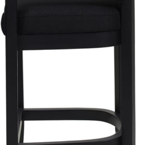 Jennifer Taylor Home Americana 26'' Cane Back Counter-Height Bar Stool, Black
