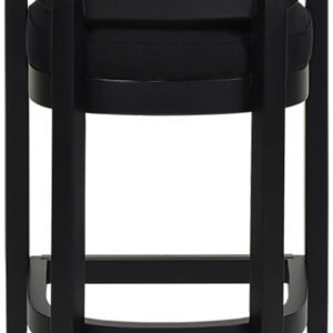 Jennifer Taylor Home Americana 26'' Cane Back Counter-Height Bar Stool, Black