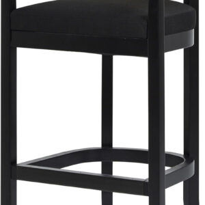 Jennifer Taylor Home Americana 26'' Cane Back Counter-Height Bar Stool, Black