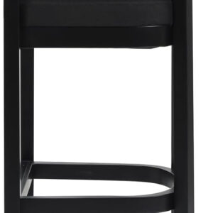 Jennifer Taylor Home Americana 26'' Cane Back Counter-Height Bar Stool, Black