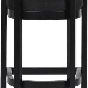 Jennifer Taylor Home Americana 26'' Cane Back Counter-Height Bar Stool, Black