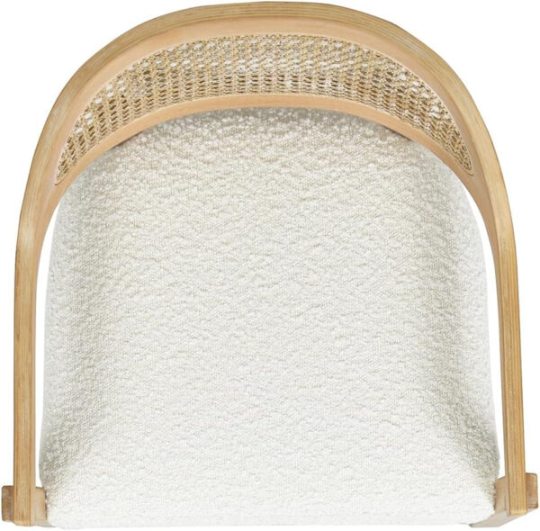 Jennifer Taylor Home Americana 26'' Cane Back Counter-Height Bar Stool, Black