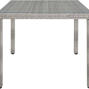 Modway Aura Outdoor Patio Wicker Rattan, Side Table, Gray