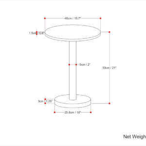 688871f3be46ae68dd258230ff85bd7d8c10076a9fa9f8517e118.jpg SIMPLIHOME Evans 16-inch Wide End Table in White Genuine Marble and Black/Gold Iron, Modern Round Accent Table for Living Room, Bedroom, or Entryway