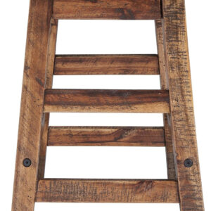 Alaterre Furniture Durango 20-Inch Tall Industrial Wood Dining Stool - Table or Extra Seat - Unique Rustic Industrial Style and Comfort - Farmhouse, Solid Wood Furniture