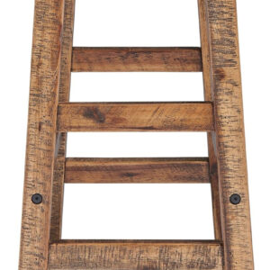 Alaterre Furniture Durango 20-Inch Tall Industrial Wood Dining Stool - Table or Extra Seat - Unique Rustic Industrial Style and Comfort - Farmhouse, Solid Wood Furniture